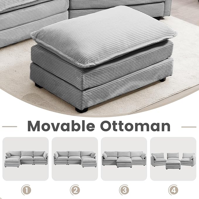 ROWHY Oversized Modular Sectional Sofa - Image 7