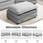 ROWHY Oversized Modular Sectional Sofa - Image 7