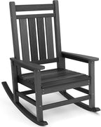 SERWALL Outdoor Rocking Chair, HDPE Rocking Chair by SERWALL