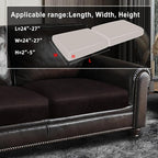 ANARACHON Leather Look Couch Cushion Covers Sofa Seat Slipcovers Sets Couches - Image 3