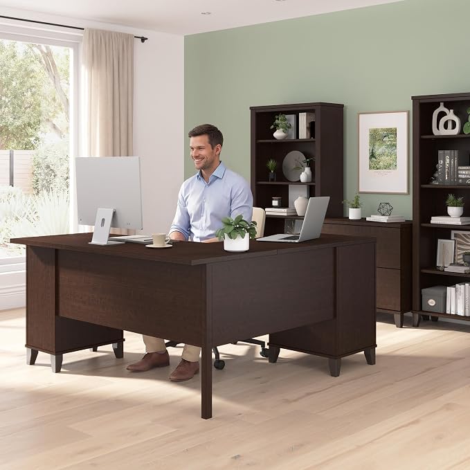 Bush Home 60-Inch L-Shaped Desk - Image 4