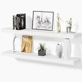 Floating Shelves for Wall, Bathroom Shelves Over Toilet, Wall Shelves & Book by Mifurn