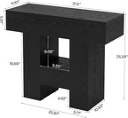 Tribesigns Farmhous End Table, 2-Tier Narrow Side Table - Image 2