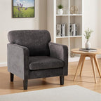 DUMOS Dark Grey Modern Accent Chairs - Image 7