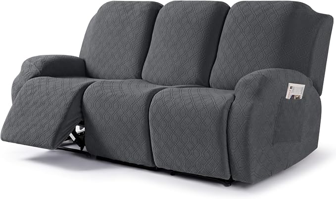 VANSOFY Recliner Covers, 3-Pieces Stretch Reclining Couch Covers by VANSOFYFURNITURECOVERS