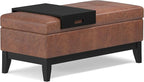 SIMPLIHOME Oregon Storage Ottoman Bench by SimpliHome