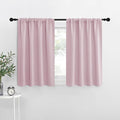 NICETOWN Blackout Curtains for Living Curtains, Baby Pink, 2 Panels, 29 by 30 by NICETOWN