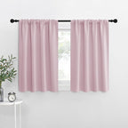 NICETOWN Blackout Curtains for Living Curtains, Baby Pink, 2 Panels, 29 by 30 by NICETOWN