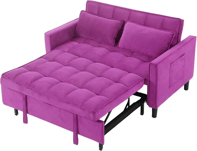 3 in 1 Convertible Sofa Bed, Love Seat Sleeper Bed - Image 7