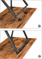 HOOBRO Folding TV Tray Tables, Industrial Snack Tables - Image 7