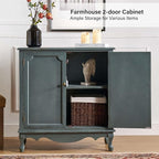 HULALA HOME Antique Accent Cabinet - Image 4