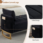 66" End of Bed Storage Bench King Size, Velvet Storage Benches - Image 4
