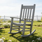 Oversized Outdoor Wooden Rocking Chair - Image 5