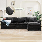 Oprisen 120" Modular Sectional Sofa, Comfy Cloud Couch Sectional Sofa - Image 5