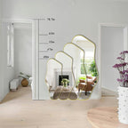Irregular Wall Mirror, Modern Organic Shaped Mirrors - Image 9