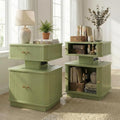 Nightstands Set of 2 with Charging Station, Modern Night Stands Set 2 with by Akmakm