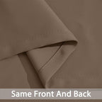 Yakamok Room Darkening Curtains 52x84 inch Length Khaki-Living Room | 2 panels - Image 7