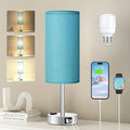 Fenmzee Turquoise Nightstand Table Lamp by Fenmzeelighting