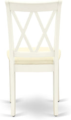East West Furniture CLC-LWH-C Clarksville Kitchen Dining Chairs - Image 8