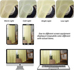 Chyhomenyc Sheer Curtains 54 Inch Long 2 Panels Set - Image 4