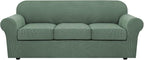 H.VERSAILTEX 4 Piece Stretch Sofa Covers by HVERSAILTEX