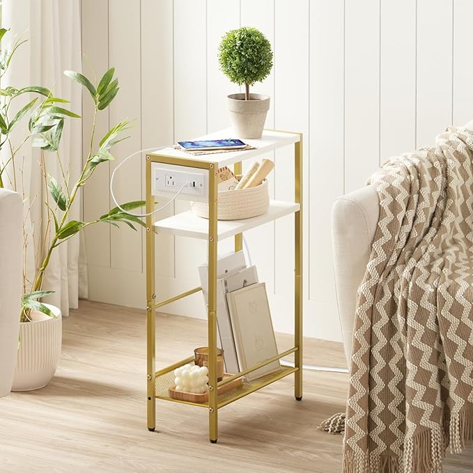 HOOBRO Small Narrow Side Table - Image 2