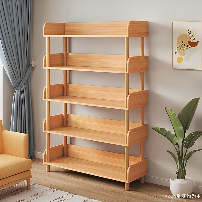 OSCHF 5-Tier Wooden Open Bookcase - Image 8