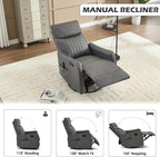 Trustyue Swivel Rocker Recliner Chair, 360° Swivel Recliner - Image 6