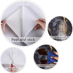 Marble Black Contact Paper Peel and Stick Countertops Gold Contact Paper Peel - Image 8