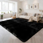 8x10 Area Rug Fluffy Shaggy Ultra Soft Faux Fur Non-Slip Machine Washable Carpet by Unknown