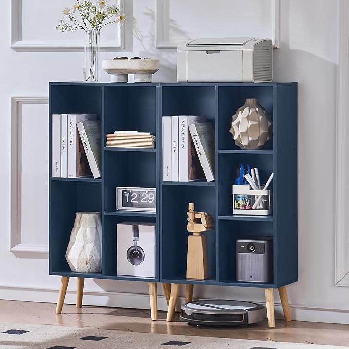 LEYAOYAO 5 Cube Bookshelf 3-Tier Bookcase - Image 9