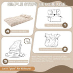 Folding Sofa Bed, Convertible Sleeper Chair - Image 6
