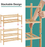 viewcare 5-Tier Bamboo Shoe Rack - Image 5