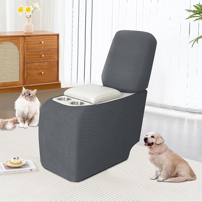ALIECOM Recliner Sectional Couch Covers L Shape Stretch Corner Reclining - Image 2