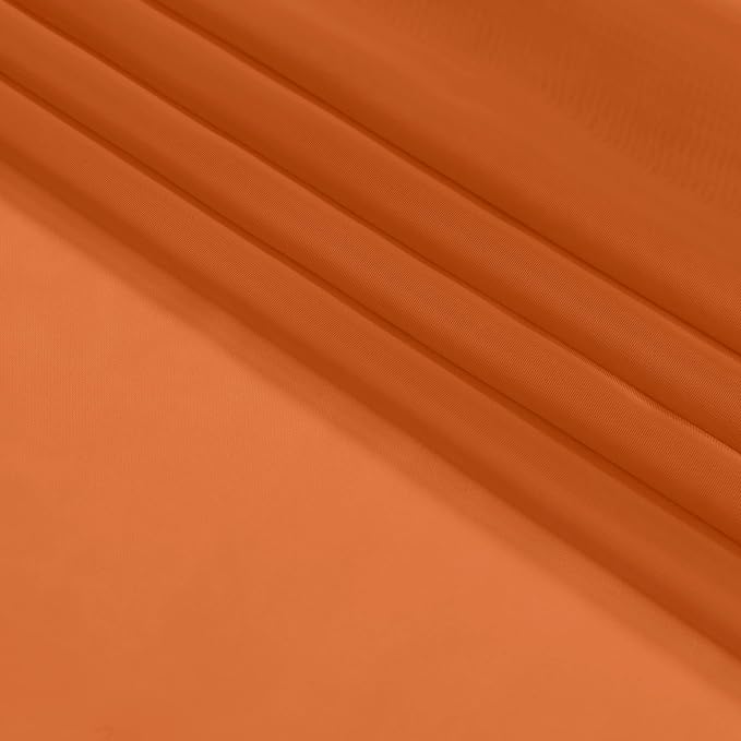 Sheer Orange Curtains, Sheer Curtains 84 inch Length 2 Panels Set, Rod Pocket - Image 6