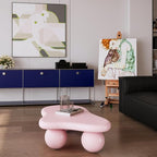 40” Cloud Coffee Table with 3 Ball Legs, Modern Irregular Center Table - Image 6