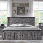 Aitjunz Farmhouse King Size Bed Frame - Image 3
