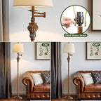 G-SAFAVA 61" Vintage Floor Lamp - Image 7