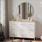 VASICAR Wide TV Stand Modern TV Console, 9 Drawers Dresser - Image 2