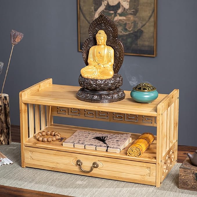 Gdrasuya10 Meditation Table Altar Table, Floor Table by Gdrasuya10