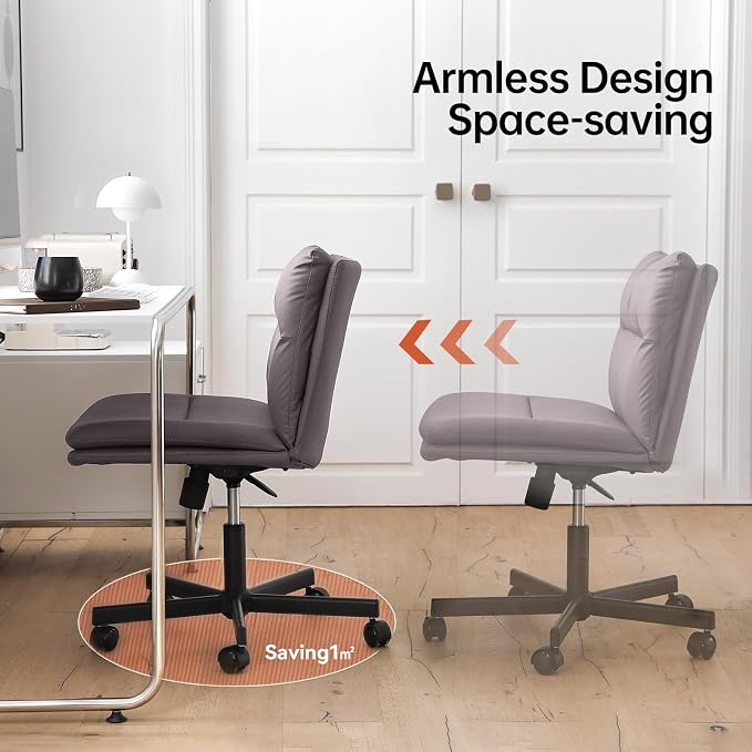 EMIAH Armless Office Desk Chairs - Image 4