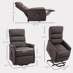 HOMCOM Power Lift Recliner Chair - Image 2