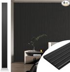 Art3d 4pcs-107 x 8in Slat Acoustic Panel by Art3d