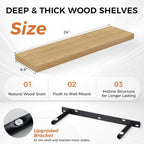 Fun Memories Floating Shelves for Wall, Floating Shelf for Living Room - Image 3