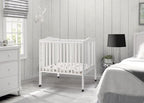 Delta Children Folding Portable Mini Baby Crib - Image 8