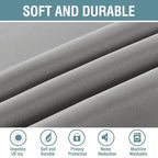 H.VERSAILTEX Grey Blackout Curtains - Image 4