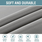 H.VERSAILTEX Blackout Room Darkening Thermal Insulated Grommet Window Curtains - Image 4