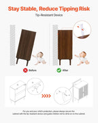 VEVOR Rattan Cabinet, Rattan Storage Cabinet - Image 7