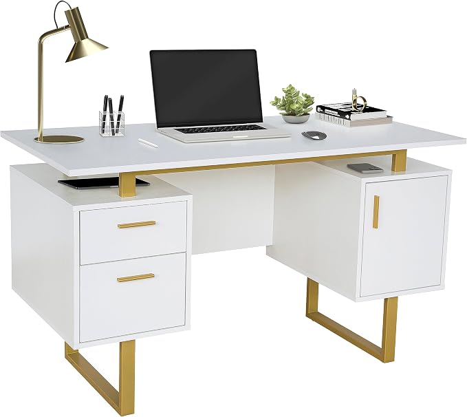 Techni Mobili Storage Drawers and Cabinet 51.25” W-Modern Office Large Floating by TechniMobili