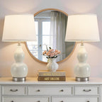 GyroVu 22" Table Lamp Set of 2, Color Temperature Adjustable Double Gourd - Image 5